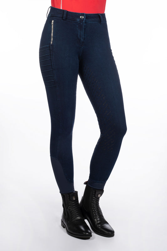 Reithose Aruba Denim – Silikon-Vollbesatz – Bild 2