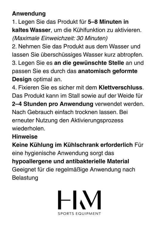 Kühlgamaschen EquineCarePro – leicht und atmungsaktiv: hochwertiges Material verhindert Hitzestau – Bild 2
