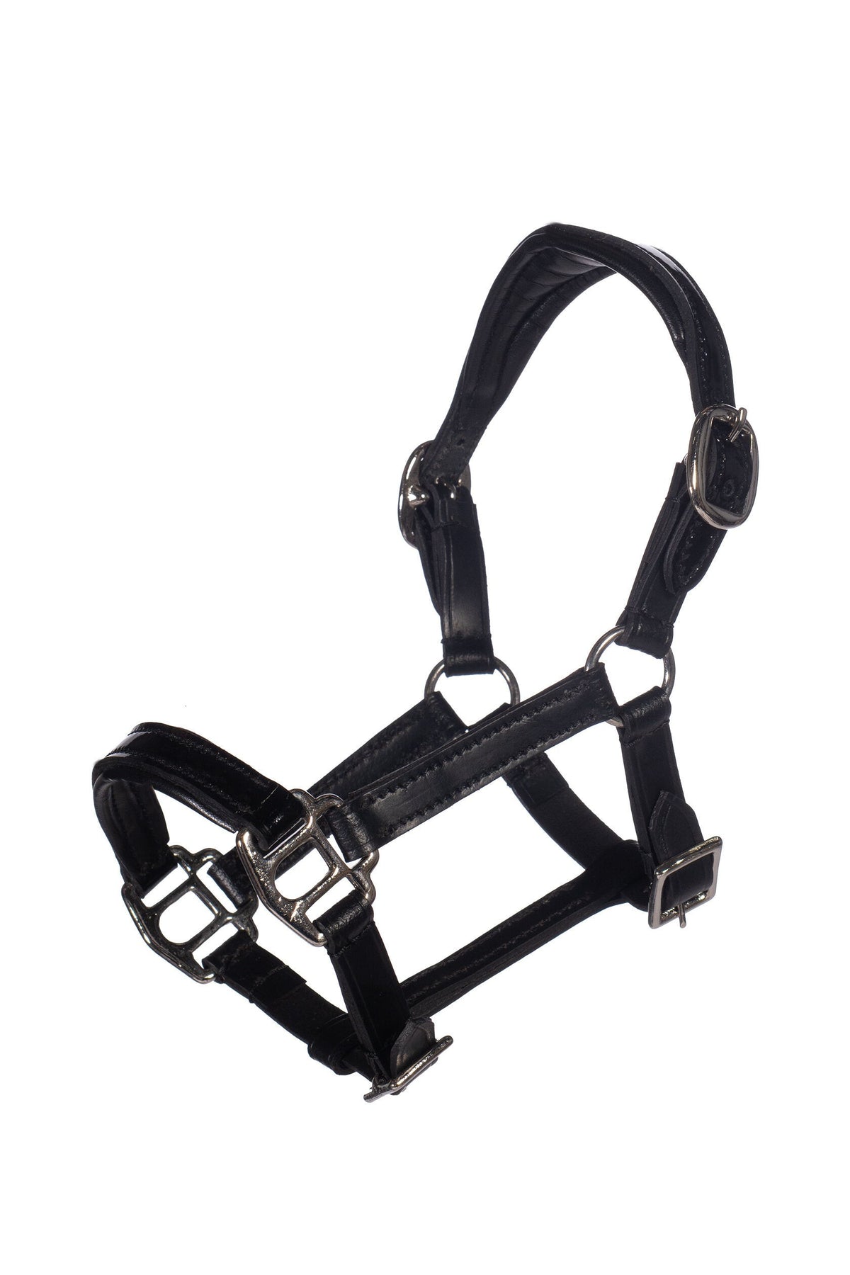 Lederhalfter Lack Hobby Horsing – zum realistischen Spielen mit dem Spielzeugpferd – Bild 1