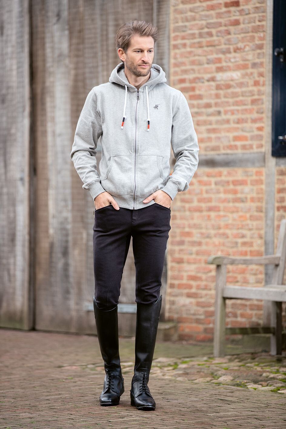Herren-Reithose Basic – atmungsaktiv – Bild 4