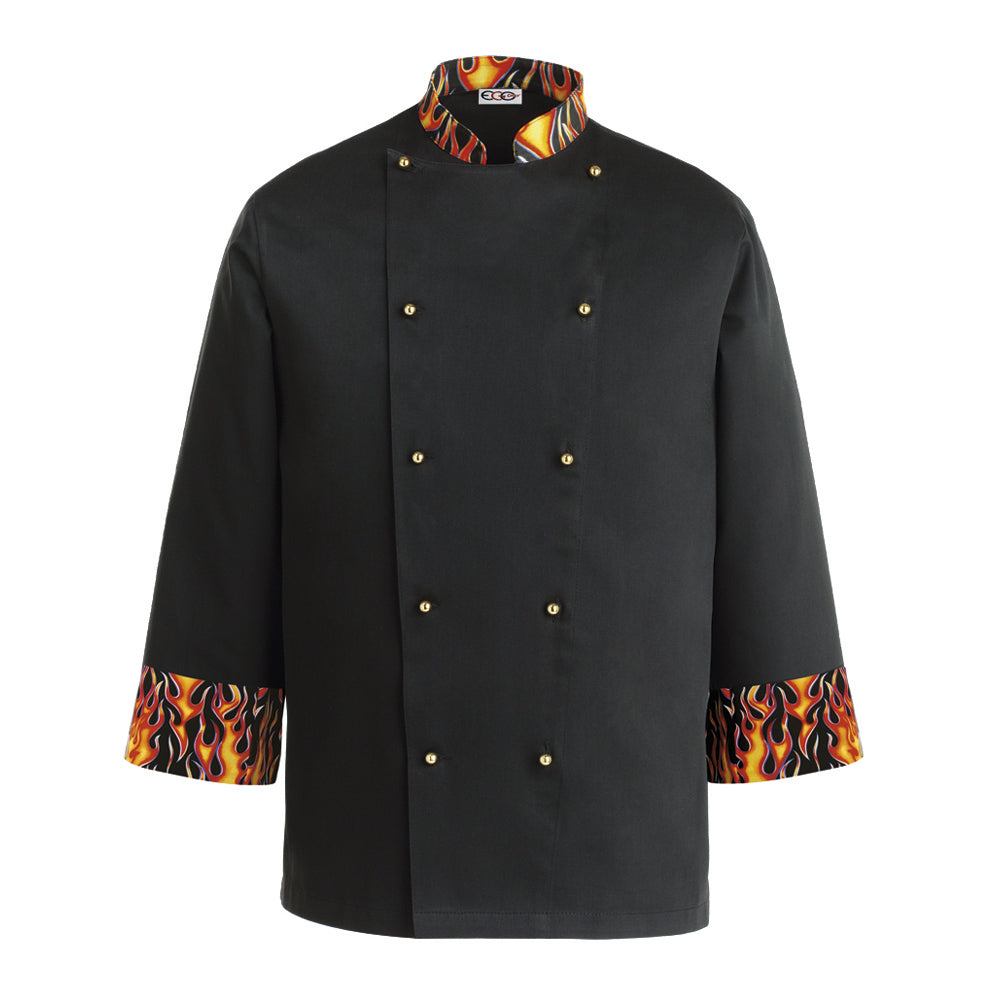 Unisex-Kochjacke Devil – Schwarz – Bild 1