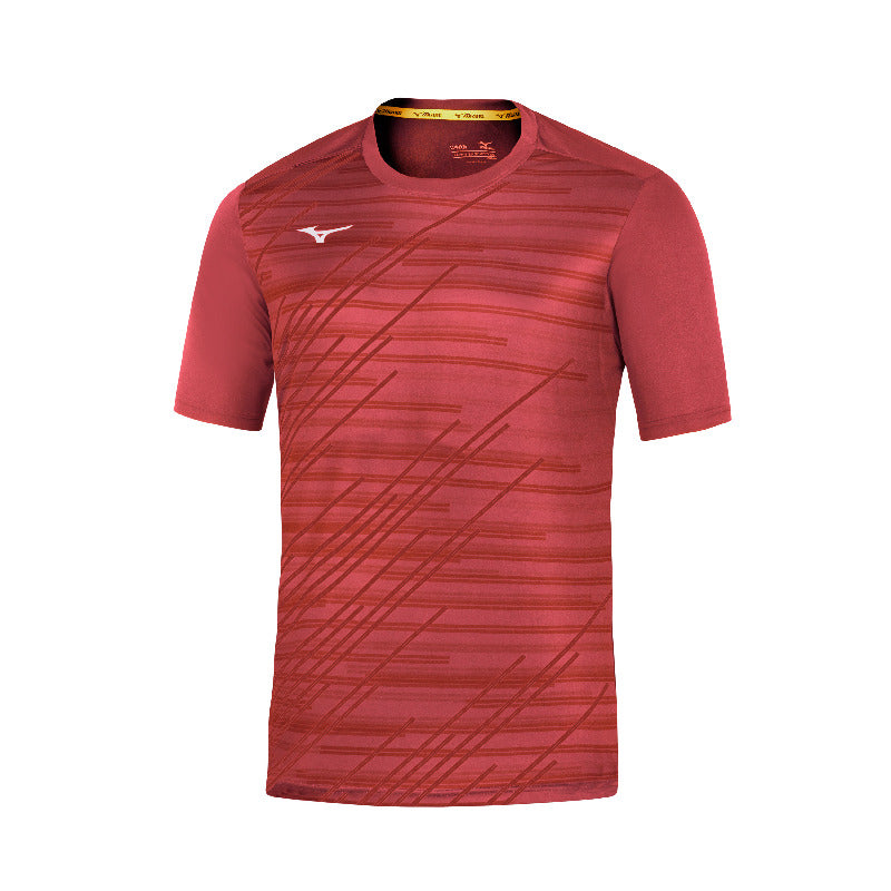 Mizuno Sport-T-Shirt Chiba – Herren | 62EAA505 – Rot