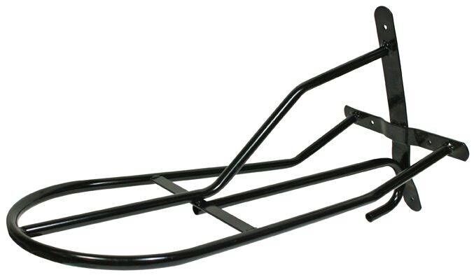 Sattelhalter aus Metall, Wandmontage, schwarz 6338 – Metall – Bild 1