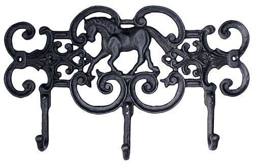 Garderobe mit Pferde-Deko 6361 – Höhe ca. 21,5 cm, Breite ca. 34 cm – Bild 1