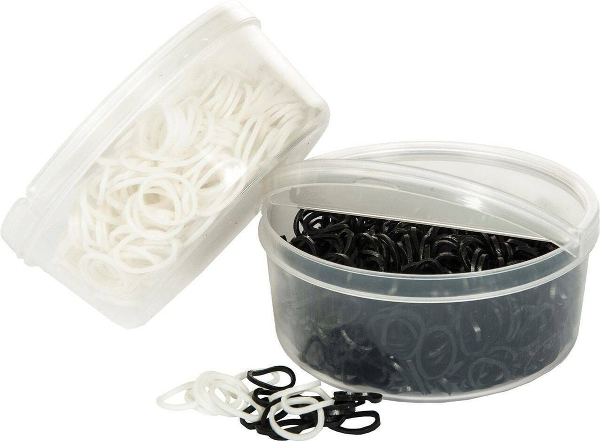 Mähnengummis in der Kunststoffbox, 500 Stück 6420 – 500 Mähnengummis – Bild 4