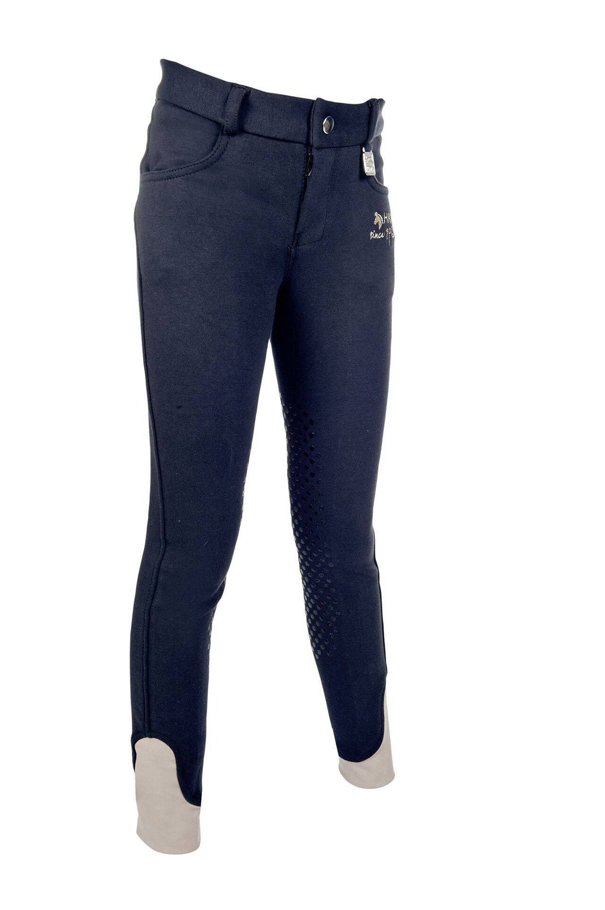 Reithose Kids Easy – Silikon-Kniebesatz – Bild 3