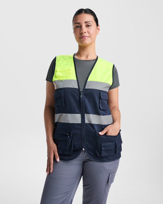 WARNSCHUTZ BETA – aus Hauptstoff: 65 % Polyester / 35 % Baumwolle, 200 g/m² Twill.HV-Gewebe: 50 % Polyester / 50 % Baumwolle, 250 g/m² Twill. – Bild 2