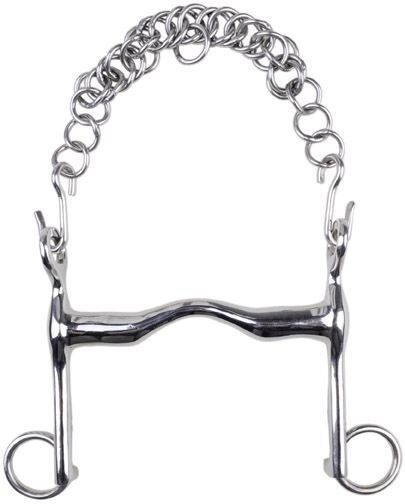 Reitkandare aus Edelstahl, 16 mm, Unterzug 7 cm 9885 – rostfrei – Bild 2