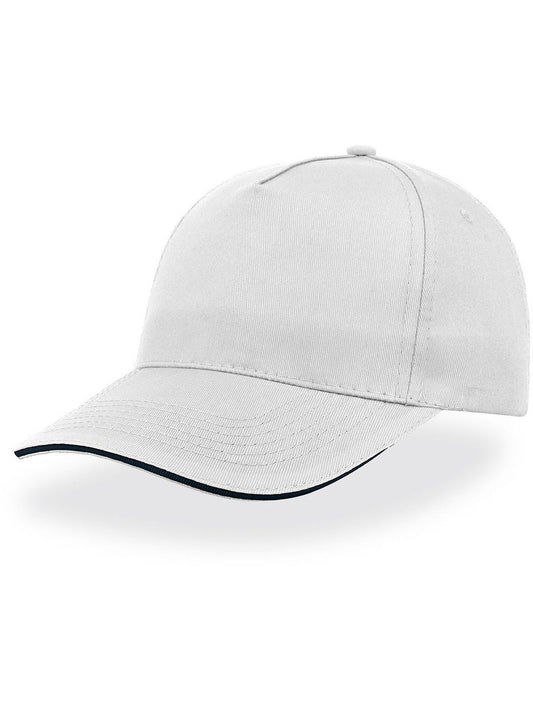 Baseball Caps Start Five Sandwich Weiß bestickbar und bedruckbar – LA1970