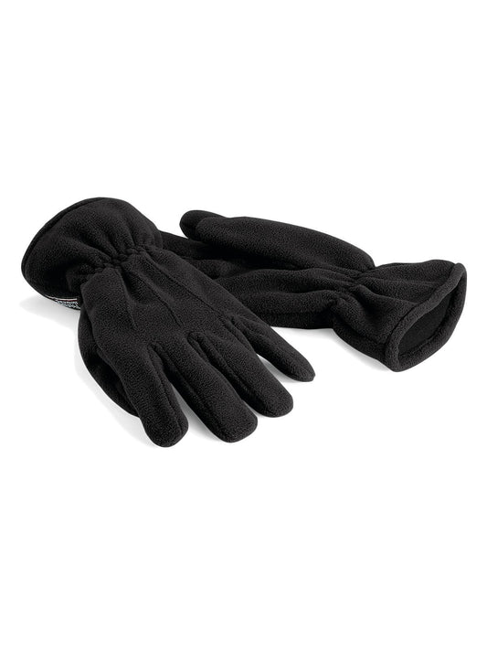 Suprafleece Thinsulate Gloves Schal / Handschuhe – Beechfield – Farbe Schwarz – individuell veredelbar