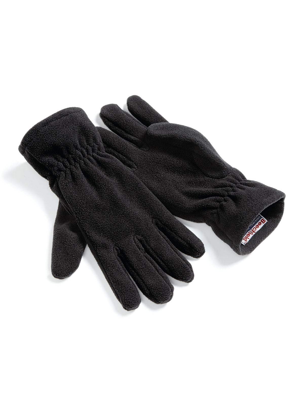 Suprafleece Alpine Gloves Unisex Schal / Handschuhe – Beechfield – Farbe Schwarz – individuell veredelbar