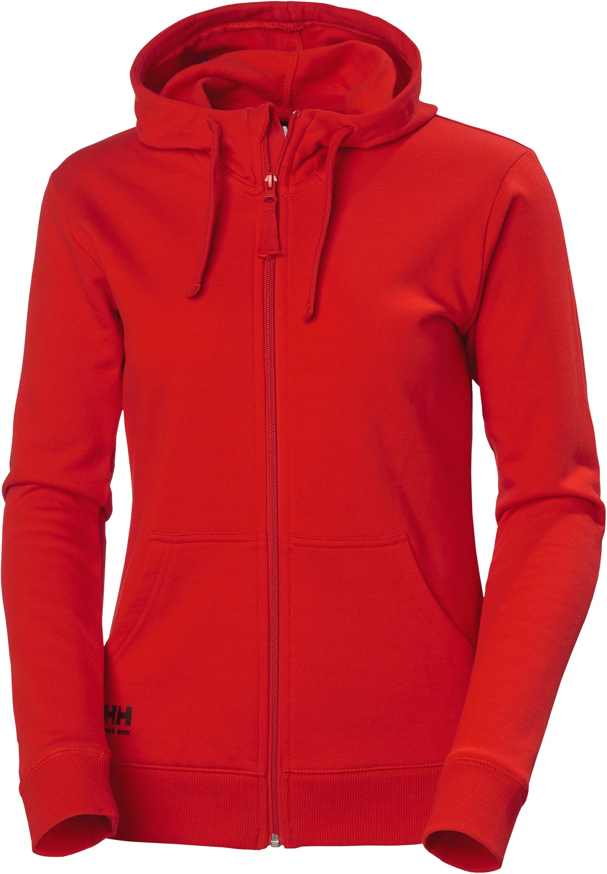 Damen-Sweatjacke Classic 79323 mit Kapuze – Rot