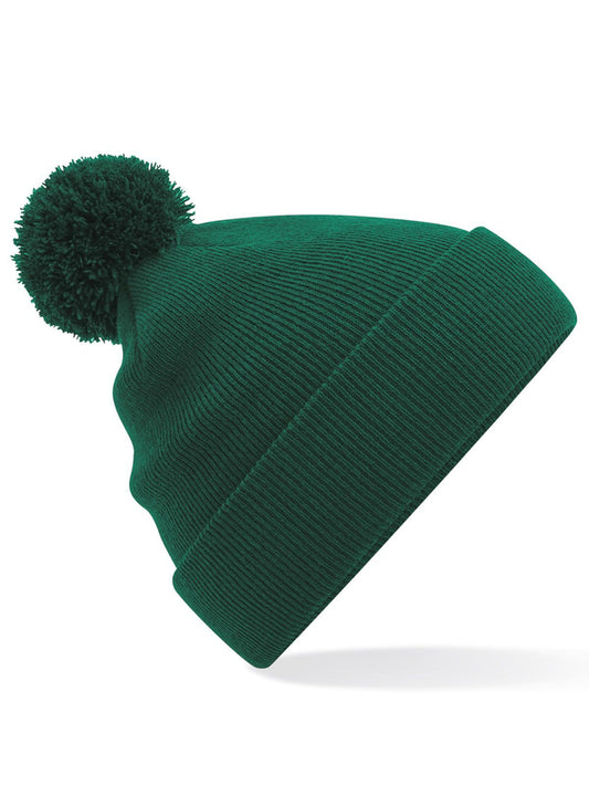 Beanies Junior Original Pom Pom Beanie bottle Green bestickbar und bedruckbar – LA1970