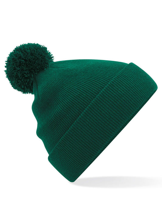 Beanies Original Pom Pom Beanie bottle Green bestickbar und bedruckbar – LA1970