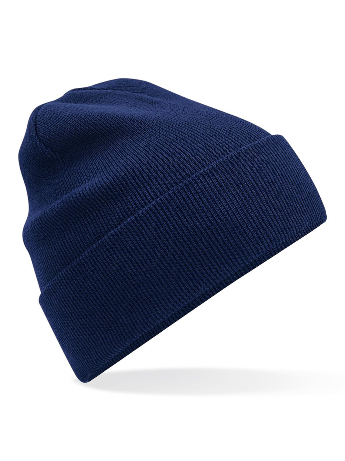 Beanie Organic Cotton Original Cuffed Beanie – individuell veredelbar | LA1970 in oxford navy