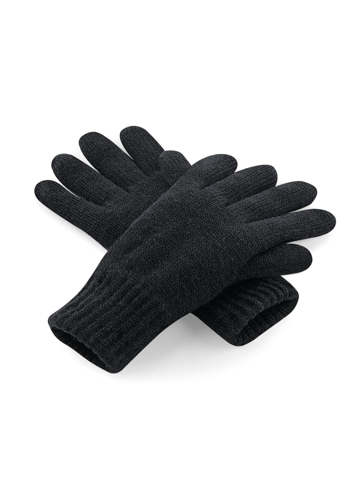 Classic Thinsulate Gloves Unisex Schal / Handschuhe – Beechfield – Farbe Schwarz – individuell veredelbar
