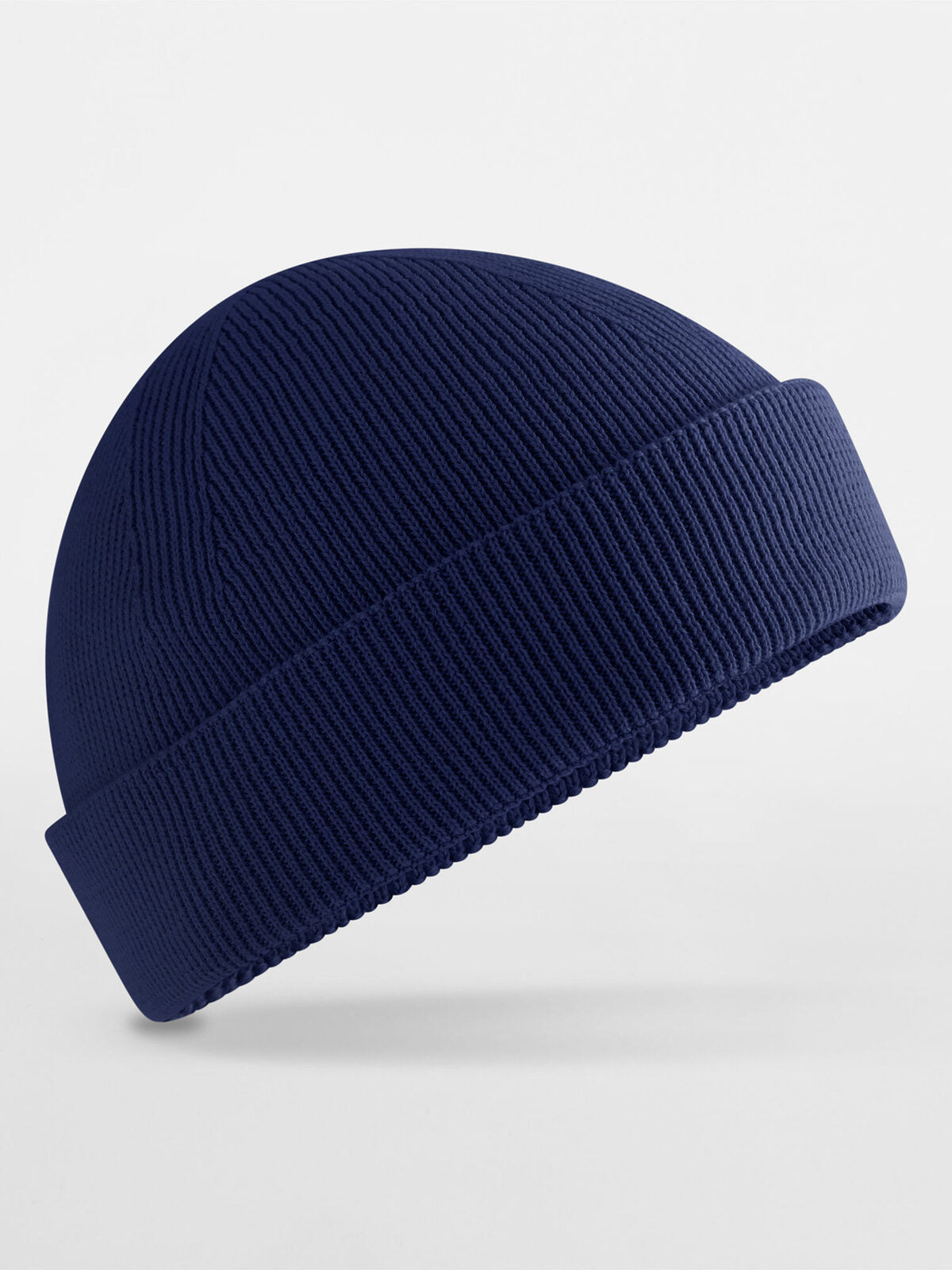 Beanie Berretto Fisherman in cotone biologico – individuell veredelbar | LA1970 in oxford navy