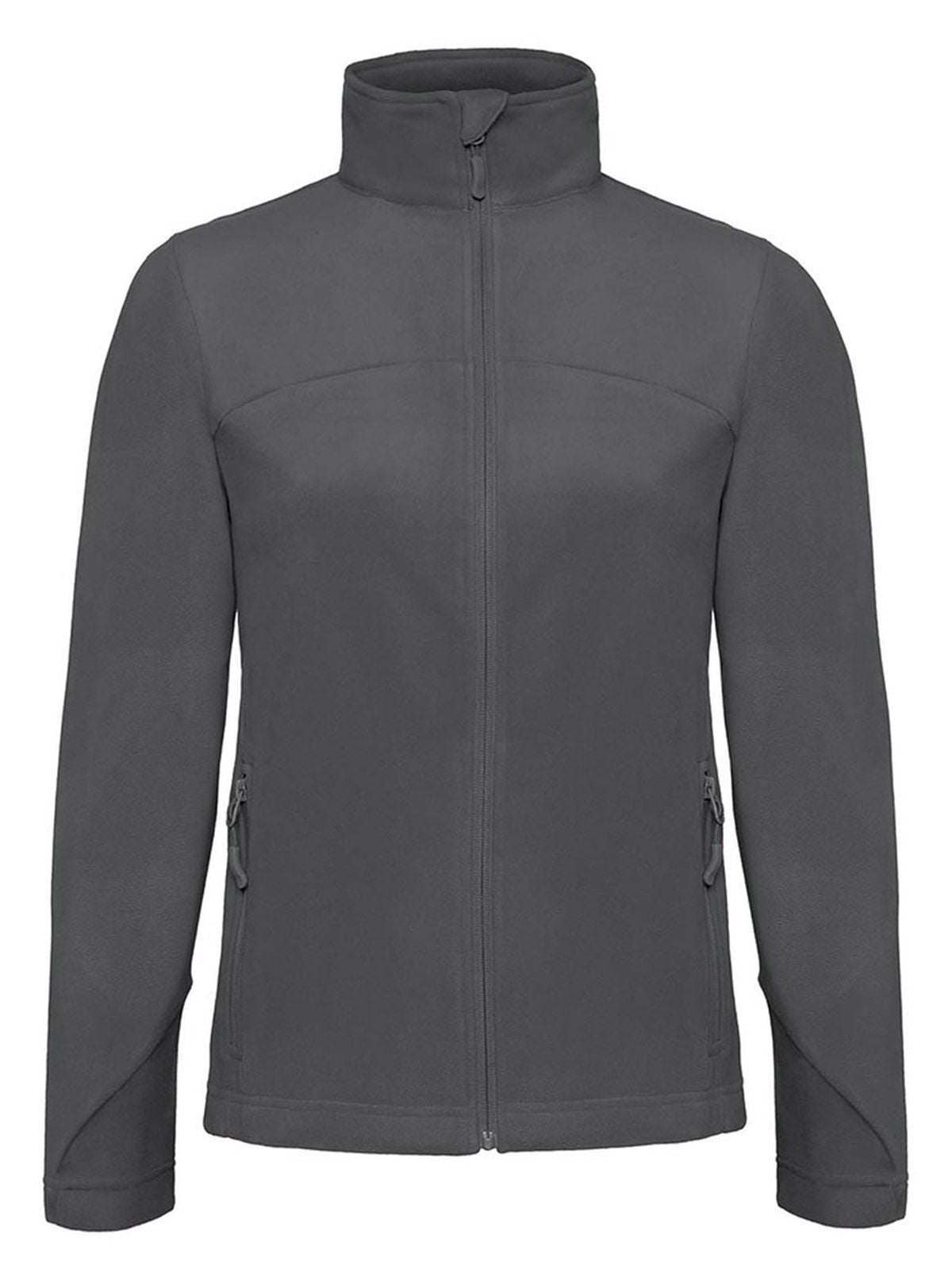 Coolstar Damen Fleece – B&C – Farbe steel grey – individuell veredelbar