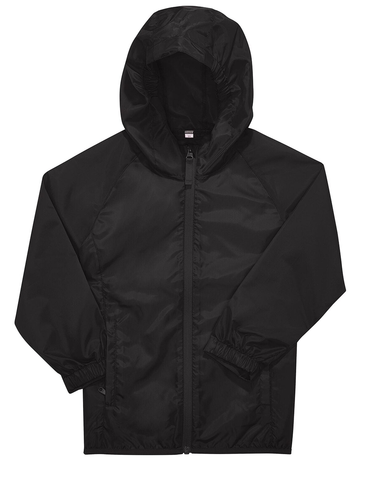 Windbreaker Kinder Jacke – B&C – Farbe Schwarz – individuell veredelbar
