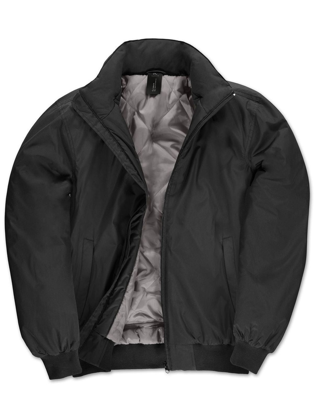 Crew Bomber Herren Jacke – B&C – Farbe Schwarz – individuell veredelbar