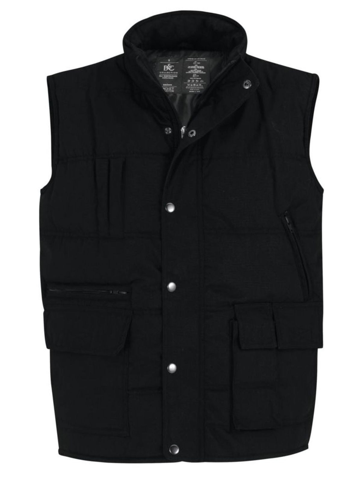 Bodywarmer Explorer Herren Jacke – B&C – Farbe Schwarz – individuell veredelbar