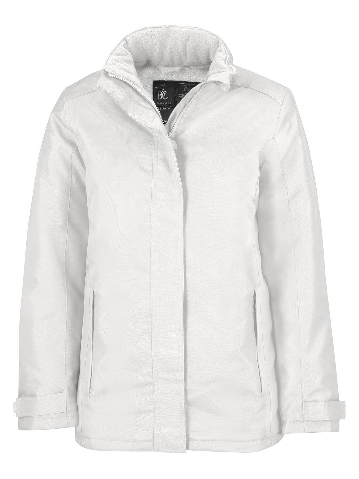 Real+ Damen Jacke – B&C – Farbe Weiß – individuell veredelbar