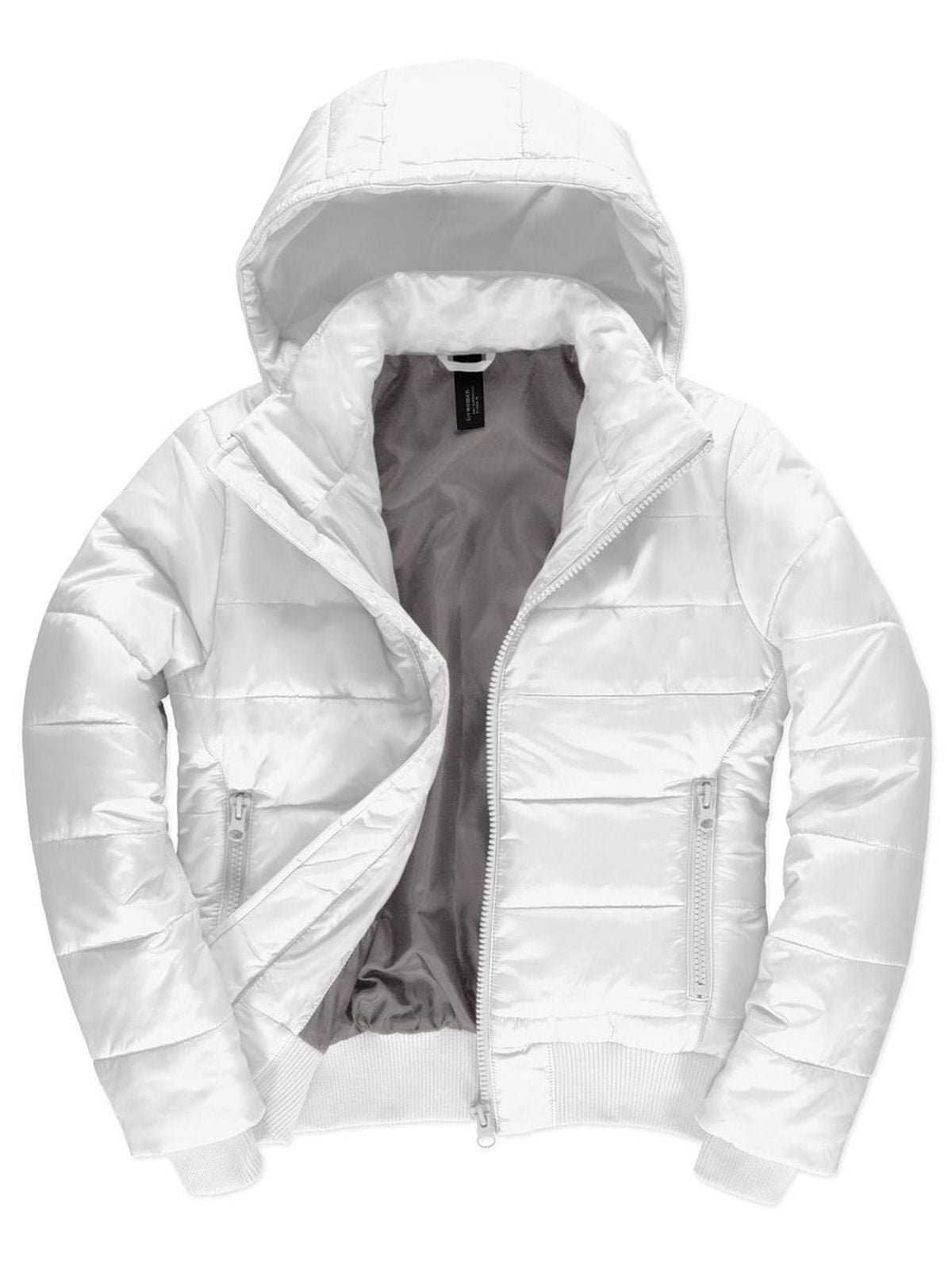 Superhood Damen Jacke – B&C – Farbe Weiß – individuell veredelbar