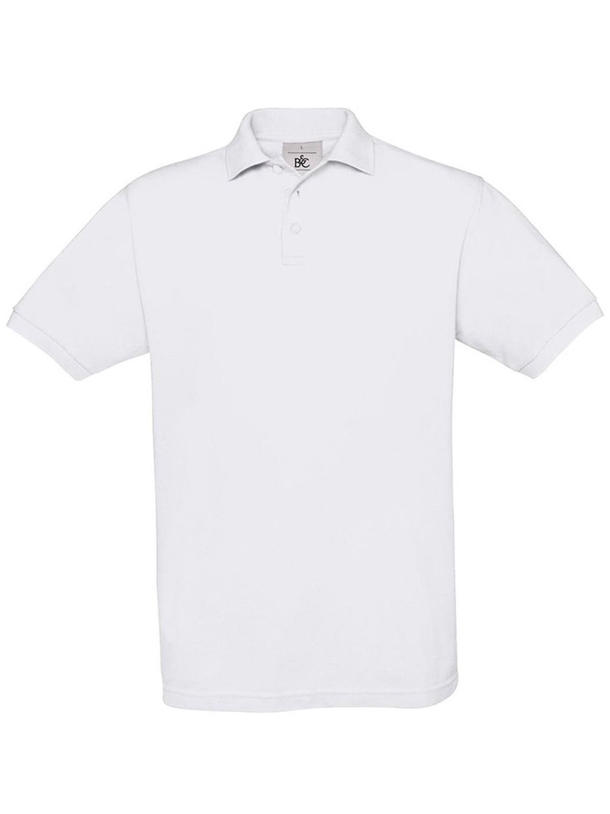 Safran Poloshirt – B&C – Farbe Weiß – individuell veredelbar