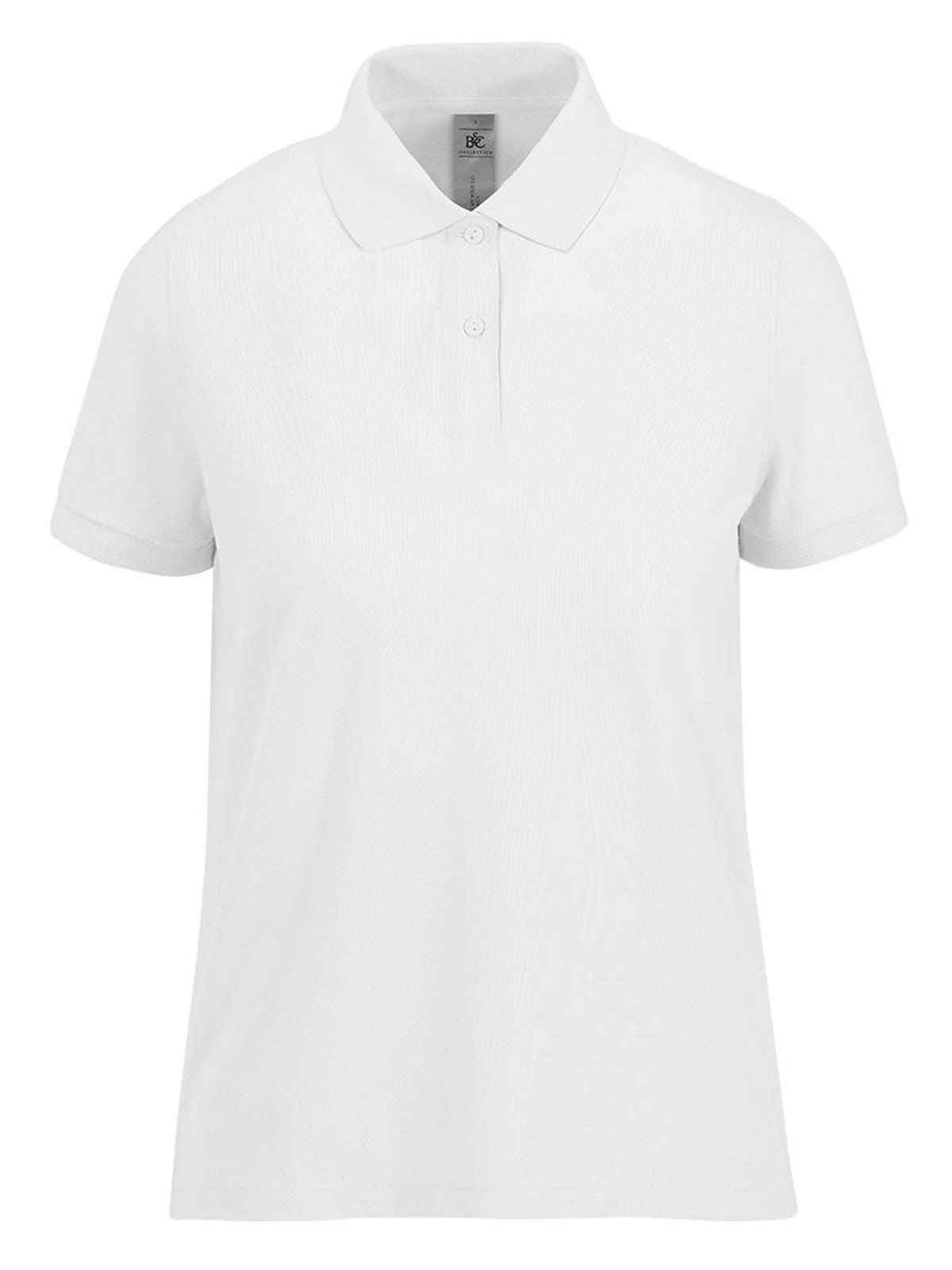 My polo 210 Damen Poloshirt – B&C – Farbe Weiß – individuell veredelbar
