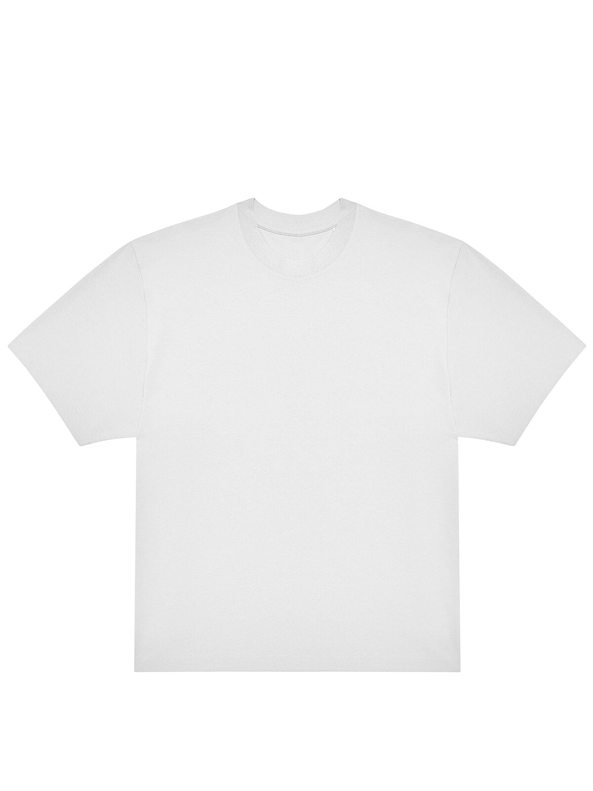 Oversized Unisex T-Shirt – B&C – Farbe Weiß – individuell veredelbar