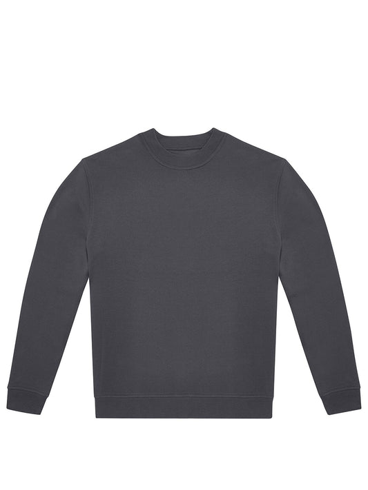 ID.332 Crew Herren Sweatshirt / Hoodie – B&C – Farbe Dunkelgrau – individuell veredelbar