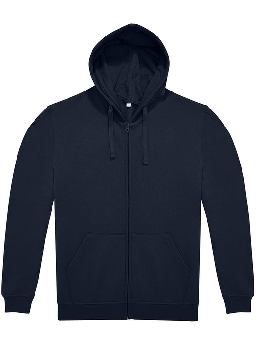 ID.224 Zip Hood Herren Sweatshirt / Hoodie – B&C – Farbe Navy – individuell veredelbar