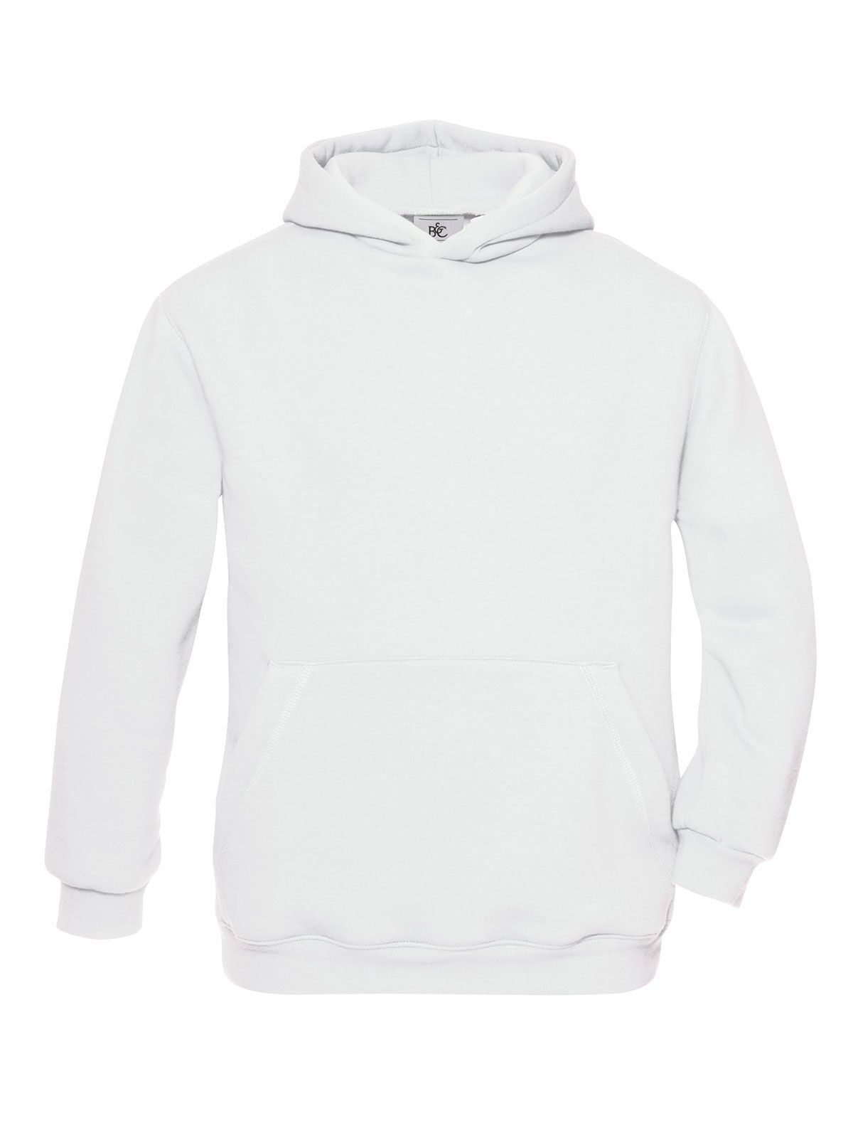 Hooded Kinder Sweatshirt / Hoodie – B&C – Farbe Weiß – individuell veredelbar
