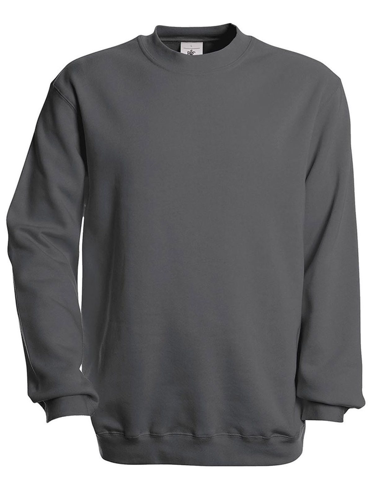 Set In Herren Sweatshirt / Hoodie – B&C – Farbe steel grey – individuell veredelbar