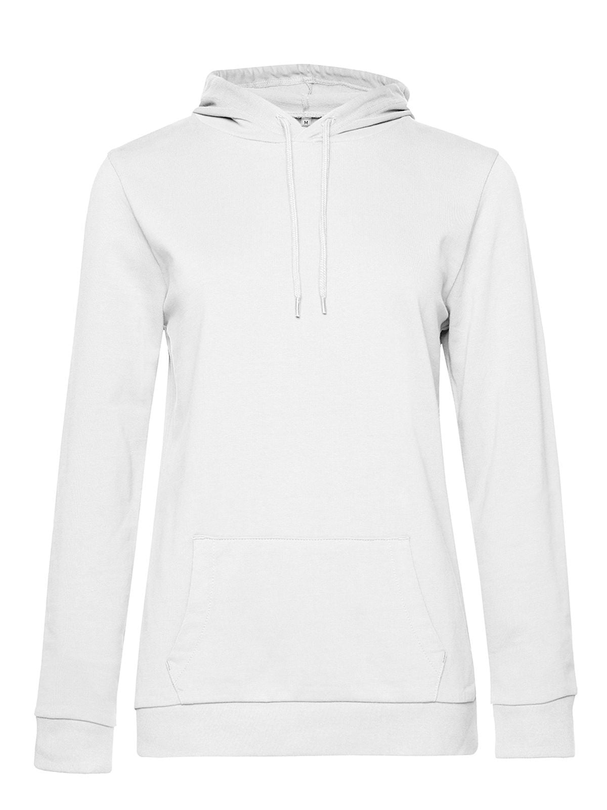 Damen Sweatshirt / Hoodie – B&C – Farbe Weiß – individuell veredelbar