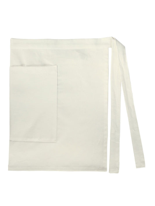 Waist Apron Lady w/pocket Canvas Damen Schürze / Kasack – Bear Dream – Farbe ivory – individuell veredelbar