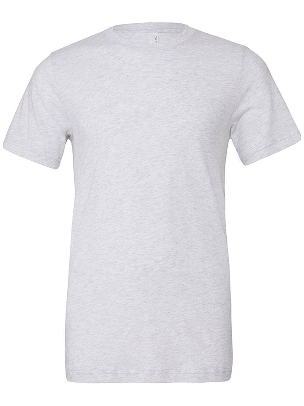 Triblend S/S Tee Unisex T-Shirt – Bella+Canvas – Farbe White Fleack Triblend – individuell veredelbar