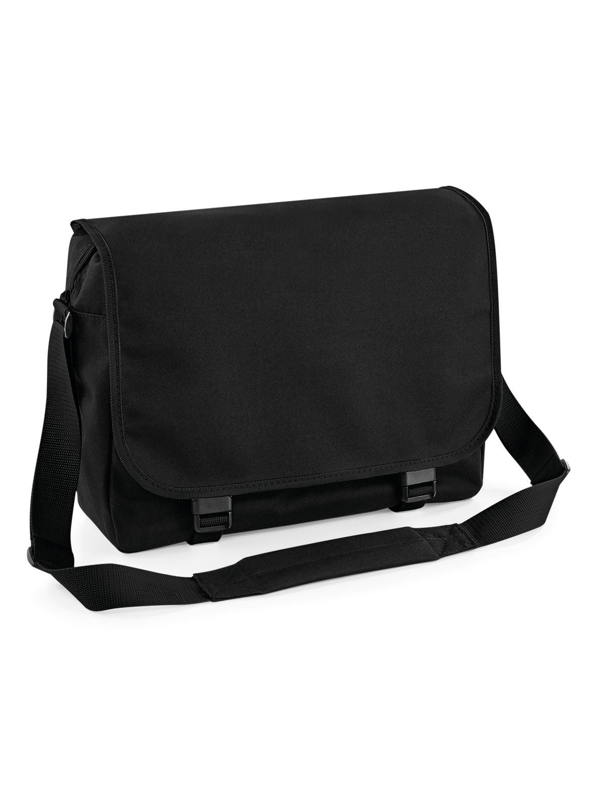 Messenger Bag Herren Tasche / Rucksack – Bag Base – Farbe Schwarz – individuell veredelbar