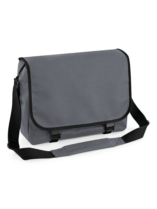 Messenger Bag Herren Tasche / Rucksack – Bag Base – Farbe graphite grey – individuell veredelbar