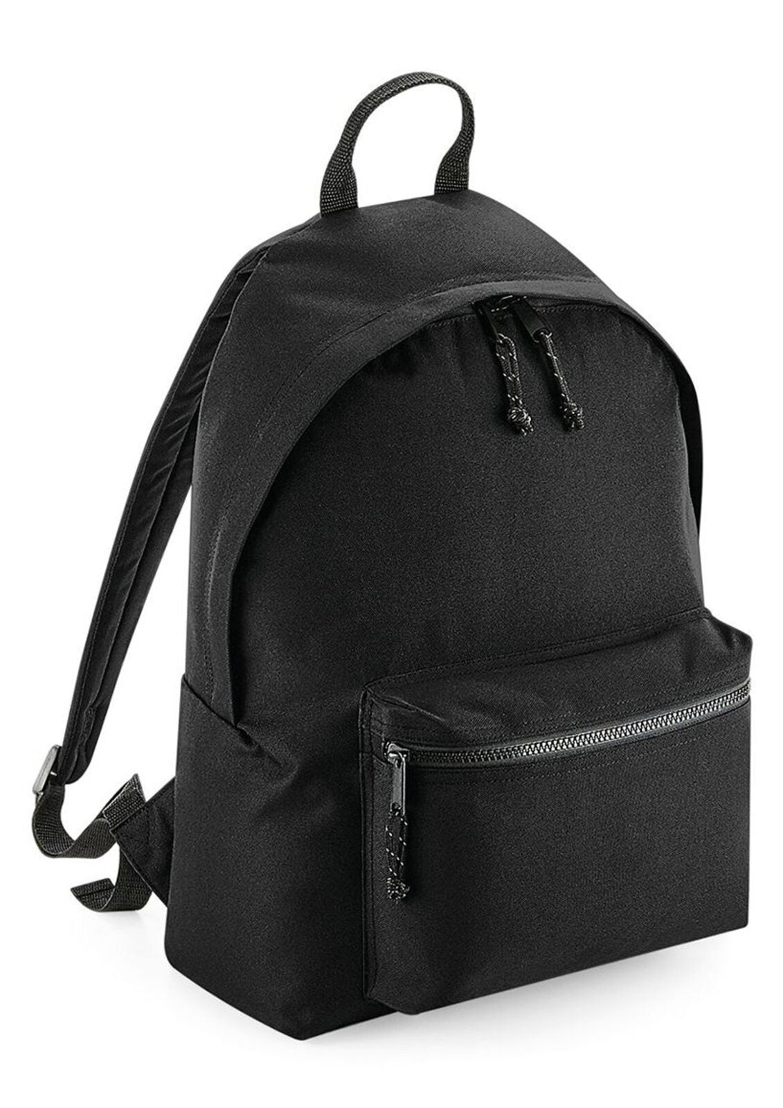 Recycled Backpack Herren Tasche / Rucksack – Bag Base – Farbe Schwarz – individuell veredelbar
