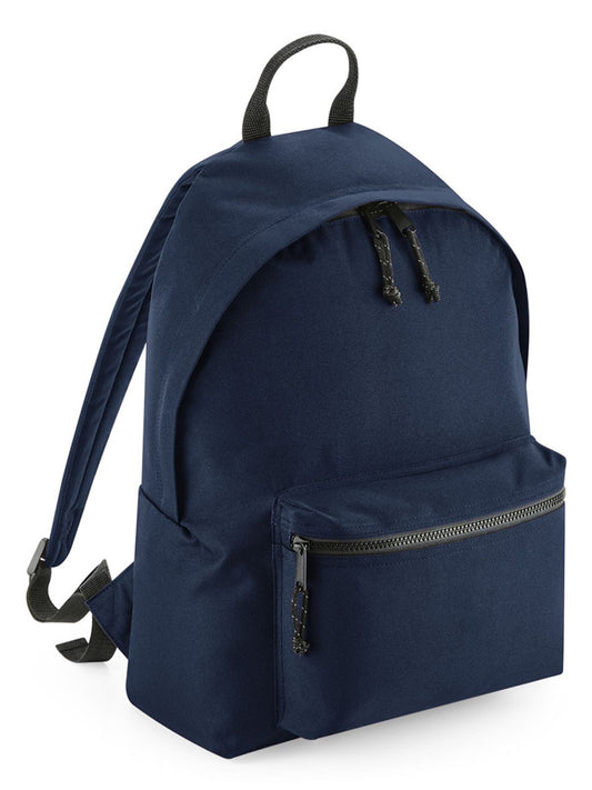 Recycled Backpack Herren Tasche / Rucksack – Bag Base – Farbe Navy – individuell veredelbar