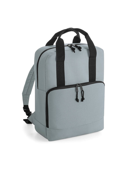 Recycled Twin Handle Cooler Backpack Herren Tasche / Rucksack – Bag Base – Farbe pure grey – individuell veredelbar