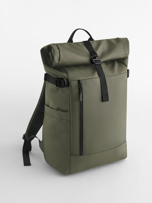 Everyday Carry 25 Litre Roll-Top Backpack Herren Tasche / Rucksack – Bag Base – Farbe olive Green – individuell veredelbar