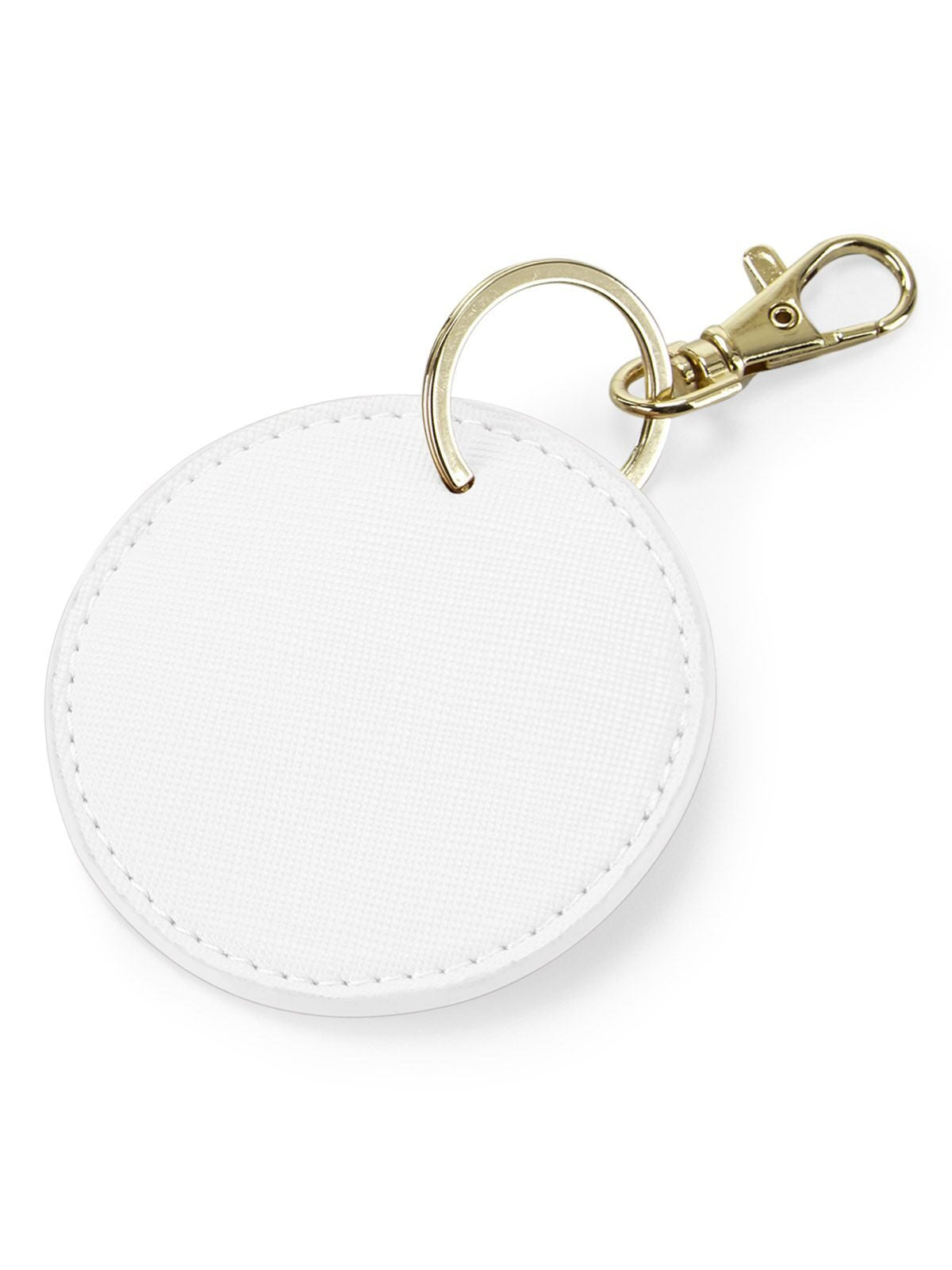 Boutique Circular Key Clip Zubehör – Bag Base – Farbe soft white – individuell veredelbar