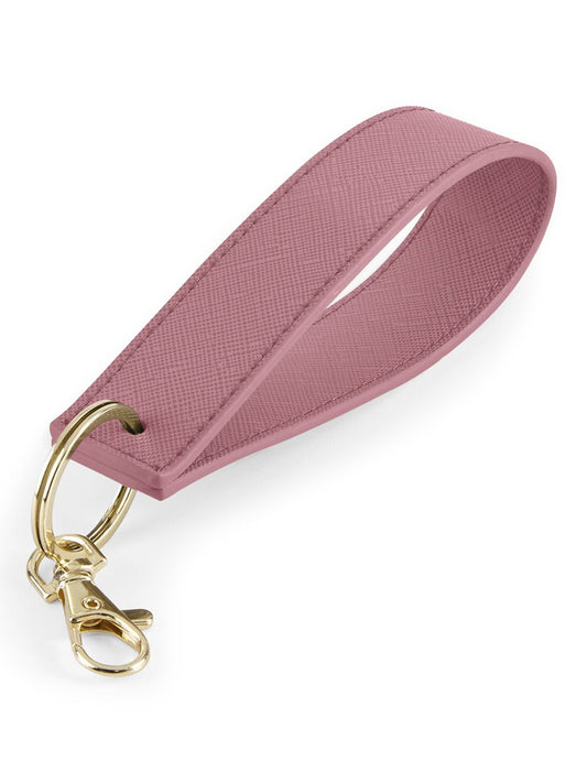 Boutique Wristlet Keyring Zubehör – Bag Base – Farbe dusky pink – individuell veredelbar