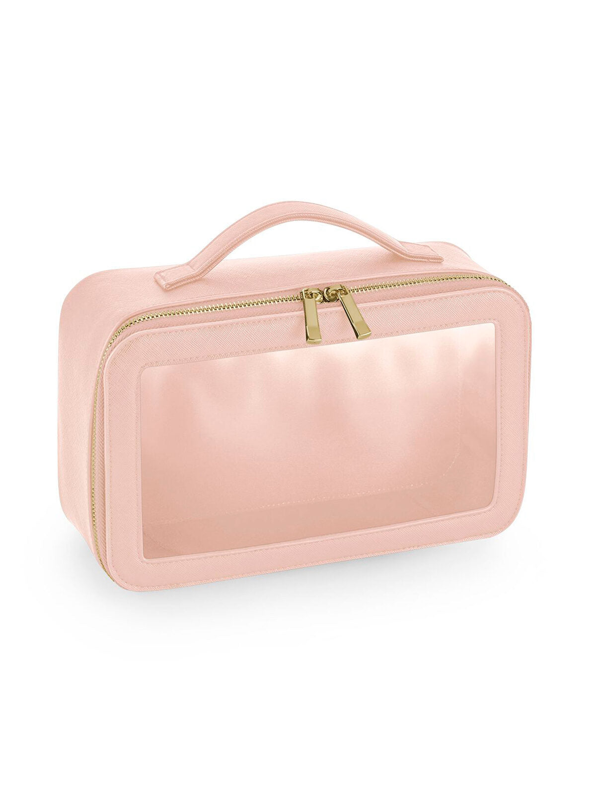 Boutique Clear Window Travel Case Herren Tasche / Rucksack – Bag Base – Farbe soft pink – individuell veredelbar
