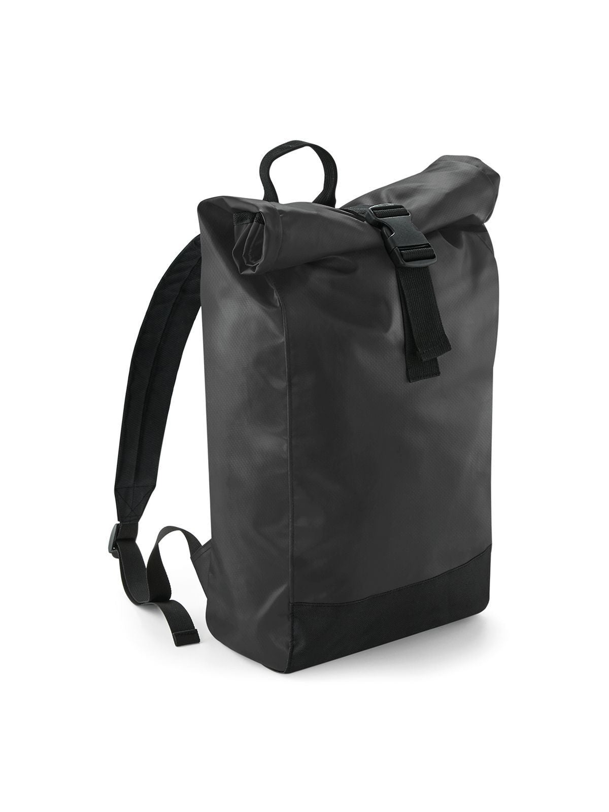 Tarp Roll-Top Backpack Herren Tasche / Rucksack – Bag Base – Farbe Schwarz – individuell veredelbar