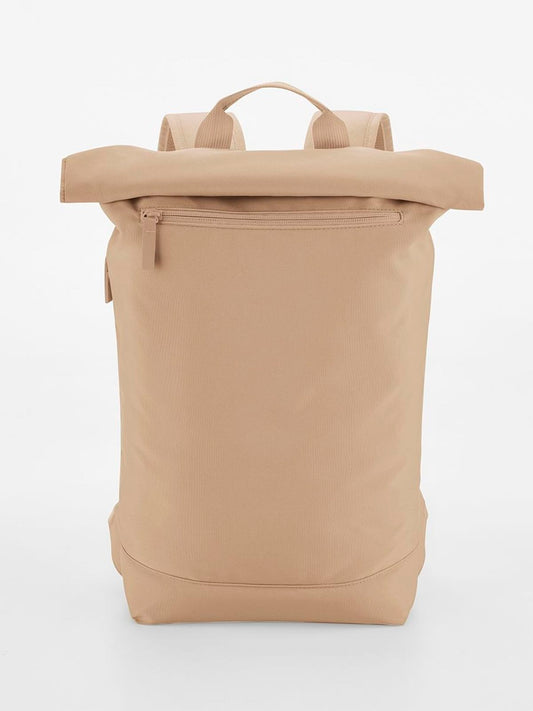 Simplicity Roll-Top Backpack Lite Herren Tasche / Rucksack – Bag Base – Farbe hazelnut – individuell veredelbar