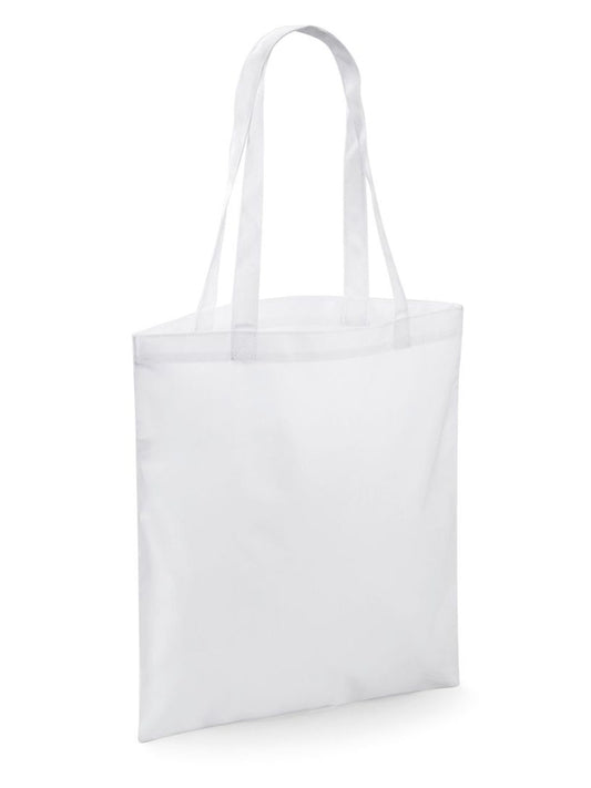 Sublimation Shopper Herren Tasche / Rucksack – Bag Base – Farbe Weiß – individuell veredelbar