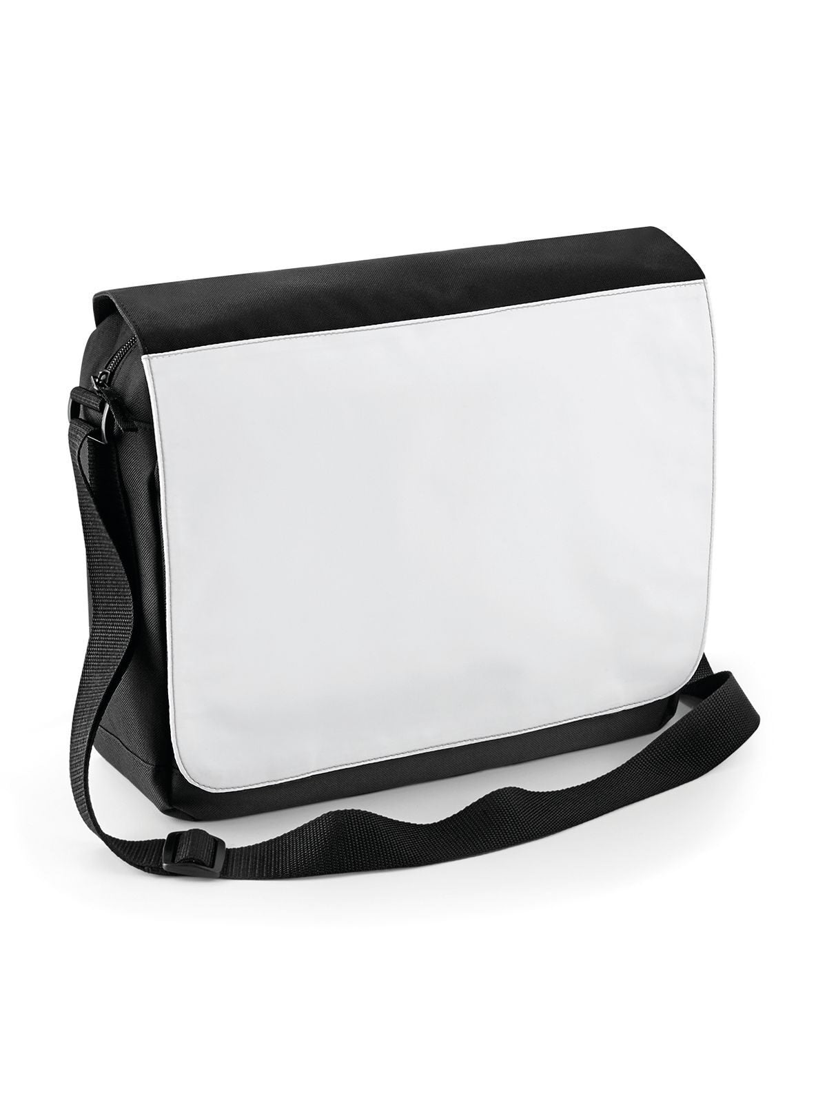 Sublimation Messenger Bag Herren Tasche / Rucksack – Bag Base – Farbe Schwarz – individuell veredelbar